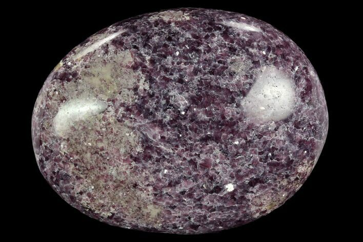 Sparkly, Purple Lepidolite Palm Stone - Madagascar #119302
